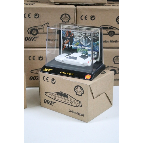 307A - 30 Boxed Shell James Bond 007 diecast models to include BMW Z3 Roadster, Aston Martin DB5, Sunbeam A... 