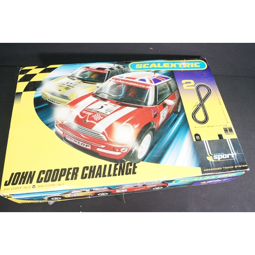 590 - Collection of boxed Scalextric items to include Scalextric Sport Le Mans 24hr, Scalextric Sport John... 