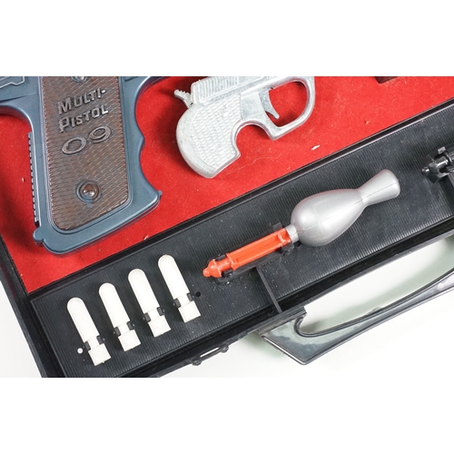 733 - Boxed / cased Topper Toys Multi Pistol 09 toy spy set, complete with mini pistol and accessories, in... 