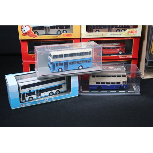 315 - 39 Boxed / cased Corgi Original Omnibus diecast model buses to include Oriental Omnibus, Limited Edi... 