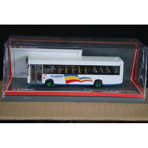 315 - 39 Boxed / cased Corgi Original Omnibus diecast model buses to include Oriental Omnibus, Limited Edi... 