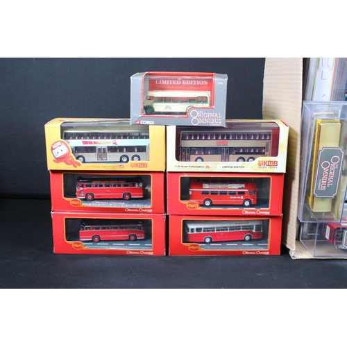 315 - 39 Boxed / cased Corgi Original Omnibus diecast model buses to include Oriental Omnibus, Limited Edi... 