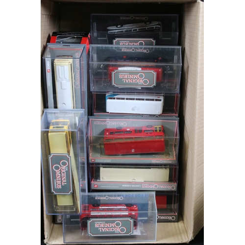 315 - 39 Boxed / cased Corgi Original Omnibus diecast model buses to include Oriental Omnibus, Limited Edi... 