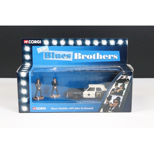 320 - Five boxed Corgi TV / Film related diecast models to include CC06001 The Blues Brothers Blues Mobile... 