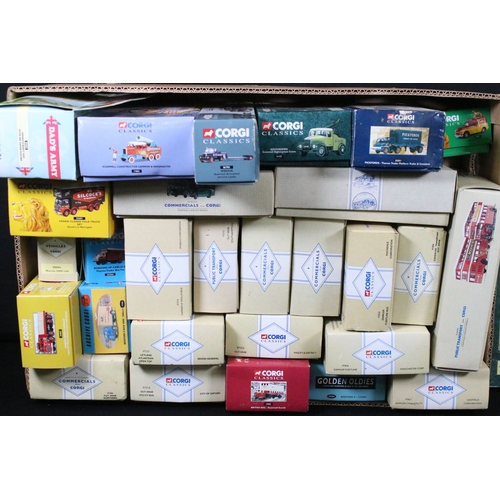 321 - 36 Boxed Corgi diecast models to include Public Transport, Commercials, Chipperfield Circus, Golden ... 