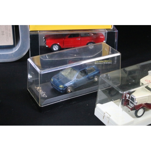 325 - 29 Boxed / cased diecast models to include 8 x Trofeu, Rio, Corgi, DetailCars, Elicor, Atlas, No Rev... 