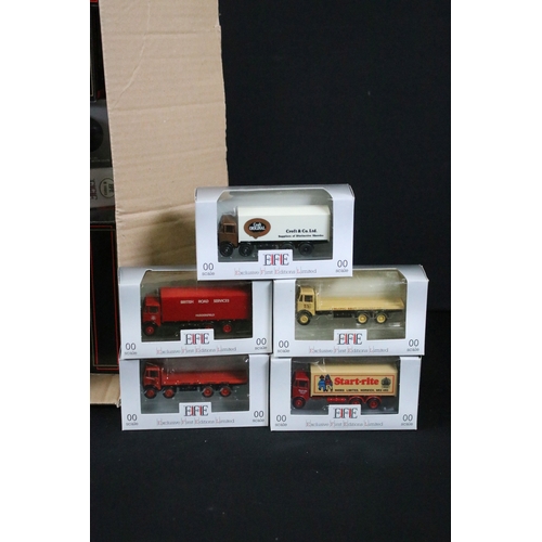 338 - 38 Boxed EFE Exclusive First Editions diecast model buses and commercials diecast models, together w... 