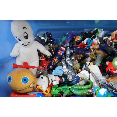 700 - Collection of circa 1990s onwards TV / Sci Fi / Superhero related action figures to include boxed DC... 