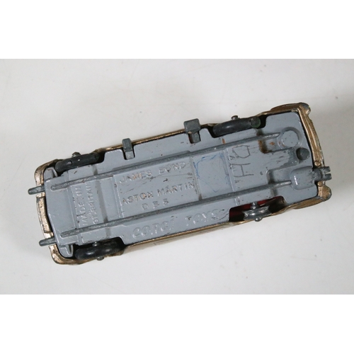 311 - Over 30 mid 20th C play worn diecast & plastic models to include Dinky, Corgi, Lonestar etc