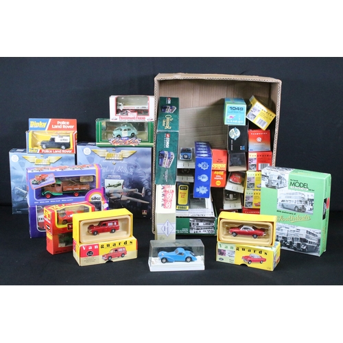 343 - 35 Boxed / cased diecast models to include Siku, Eligor, Vanguards, Dinky 277 Police Land Rover, Cor... 