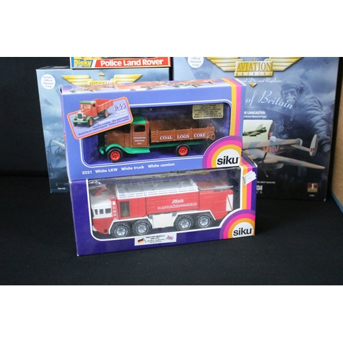 343 - 35 Boxed / cased diecast models to include Siku, Eligor, Vanguards, Dinky 277 Police Land Rover, Cor... 