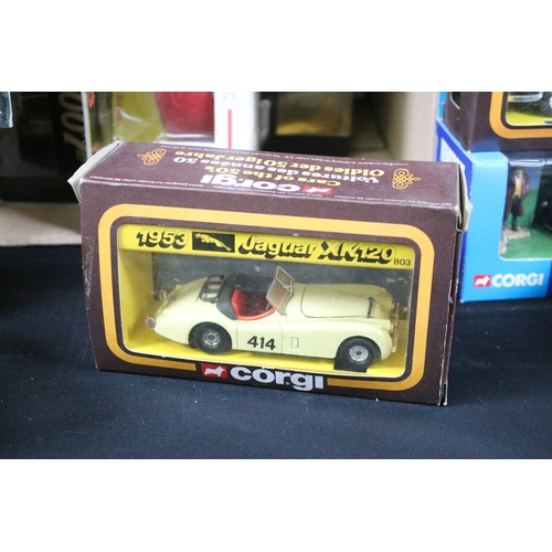 347 - 32 Boxed / cased diecast models to include 10 x Corgi James Bond 007 examples including The Definiti... 