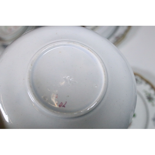 79 - Group of Victorian porcelain and pearlware plates, comprising a Davenport lustre example, transfer p... 