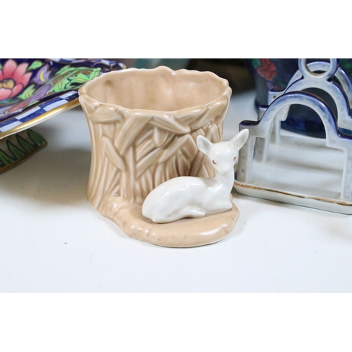 100 - Collection of Losol Ware, to include primarily lidded jars, examples to include Jazzette, Lustre and... 