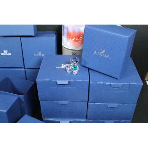 86 - Collection of Swarovski crystal ornaments, to comprise Lovlots collection including F13, A13, K13, L... 