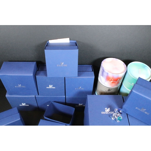 86 - Collection of Swarovski crystal ornaments, to comprise Lovlots collection including F13, A13, K13, L... 