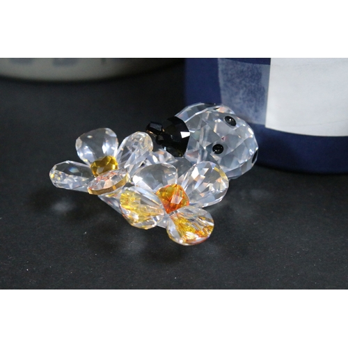 89 - Twenty-six boxed Swarovski crystal glass ornaments, to include 'Kim Tulip', 'Dino the Dinosaur', 'Ra... 