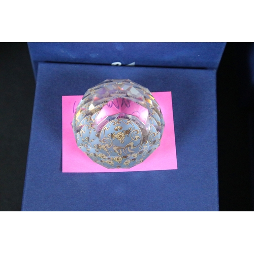 92 - Collection of Swarovski crystal, comprising primarily commemoratives and paperweights, including hea... 