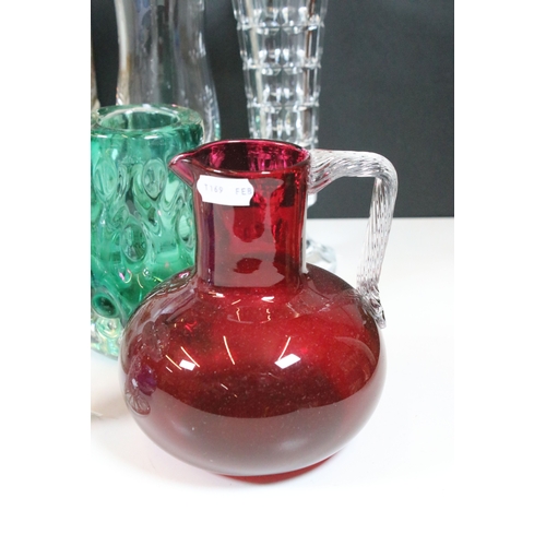 102 - Assortment of mixed ceramics, ornaments and glassware, to include five Lilliput Lane miniature model... 