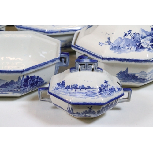 103 - Collection of Royal Doulton 'Norfolk' pattern dinnerware, to include three tureens with lids togethe... 