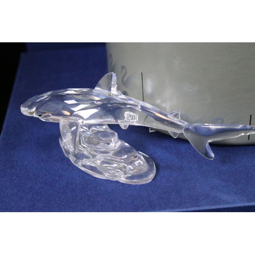 106 - Eleven boxed Swarovski crystal glass ornaments, to include Tiger Cub (originally only available to S... 