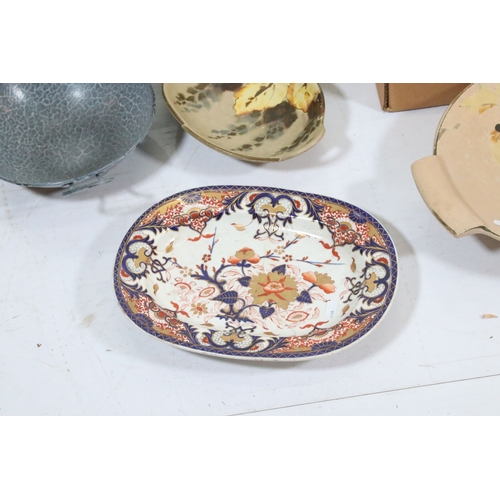 109 - Collection of mixed ceramic, glass, metal and wooden items, to include one Villeroy & Boch 'Old Luxe... 