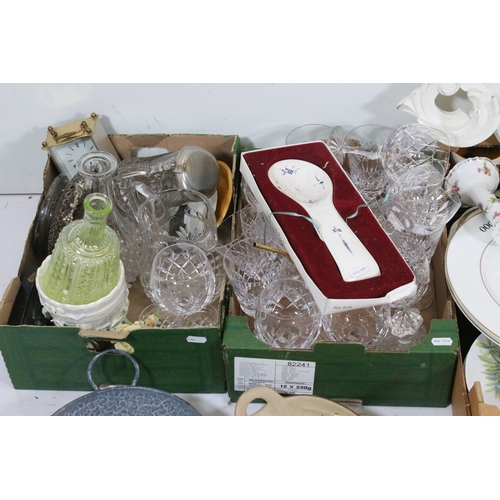 109 - Collection of mixed ceramic, glass, metal and wooden items, to include one Villeroy & Boch 'Old Luxe... 
