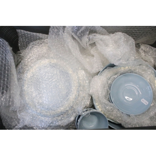 114 - Assortment of mixed ceramics, to include fifty-two Goss crested china souvenirs, one Bristol semi po... 