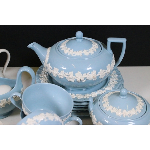 114 - Assortment of mixed ceramics, to include fifty-two Goss crested china souvenirs, one Bristol semi po... 