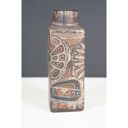 61 - Nils Thorsson for Royal Copenhagen Baca Fajance vase, makers marks 'AH' and factory mark to bottom, ... 
