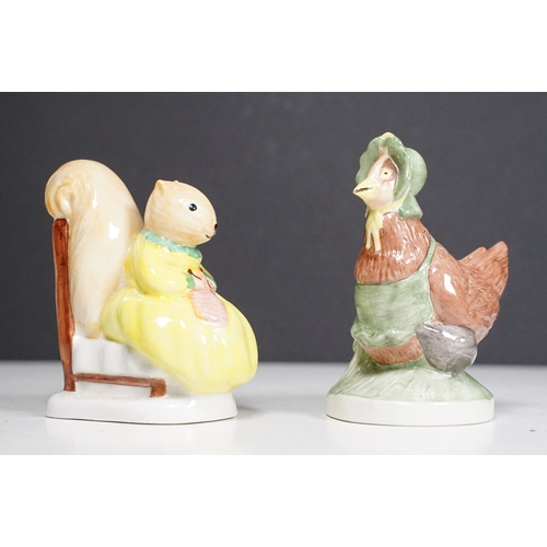 70 - Collection of eight Coalport Margaret Tempest animal figurines to include Little Grey Rabbit Squirre... 