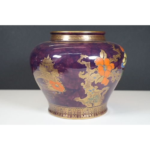 71 - Three Keeling & Co Burslem Losol Ware ginger jars and covers to include Magnolia example, all marked... 