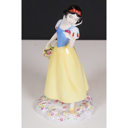 72 - Two boxed ceramic figurines to include Royal Doulton Walt Disney Showcase Collection Snow White and ... 