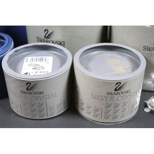 96 - Collection of boxed Swarovski crystal glass ornaments, to include 'The Collector' 0871895 from Swaro... 