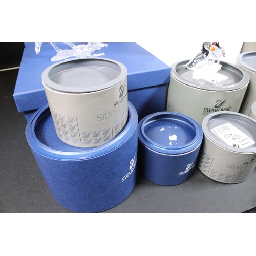 96 - Collection of boxed Swarovski crystal glass ornaments, to include 'The Collector' 0871895 from Swaro... 