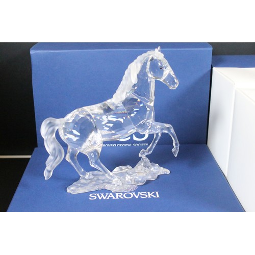 96 - Collection of boxed Swarovski crystal glass ornaments, to include 'The Collector' 0871895 from Swaro... 