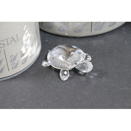 96 - Collection of boxed Swarovski crystal glass ornaments, to include 'The Collector' 0871895 from Swaro... 