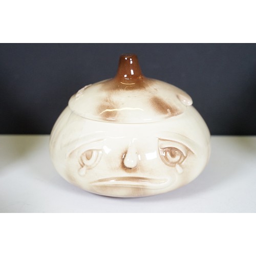 119 - Collection of Sylvac face saucepots and dinnerware, to include two apple sauce pots, three beetroot ... 