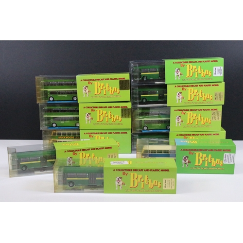 Ten boxed Britbus diecast model buses to include AN1-001 PRV NBC ...