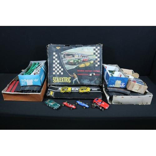 Collection of Scalextric items to include boxed Scalextric Competition ...