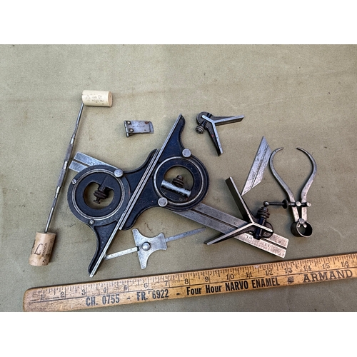 COLLECTION OF ENGINEERS TOOLS INCLUDE MOORE & WRIGHT.
