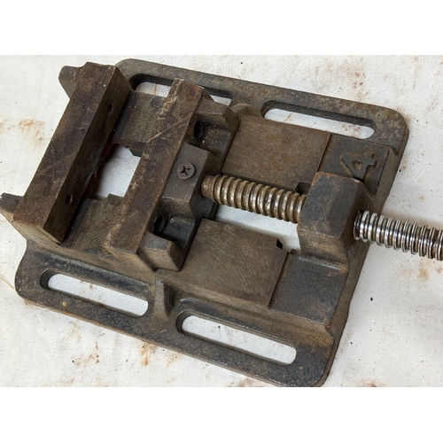 MACHINE VICE FOR PILLAR DRILL PRESS / HAND CLAMP