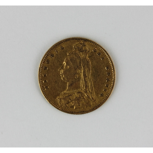 280 - A Victoria Jubilee head half sovereign 1887