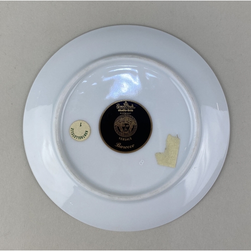 16 - A Rosenthal Versace 'Barocco' small circular plate 11.5cm