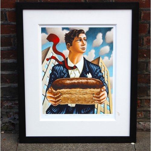 304 - Graham McKean (Scottish, b.1962), 'The Bread Winner', Pencil signed limited edition giclee on paper,... 