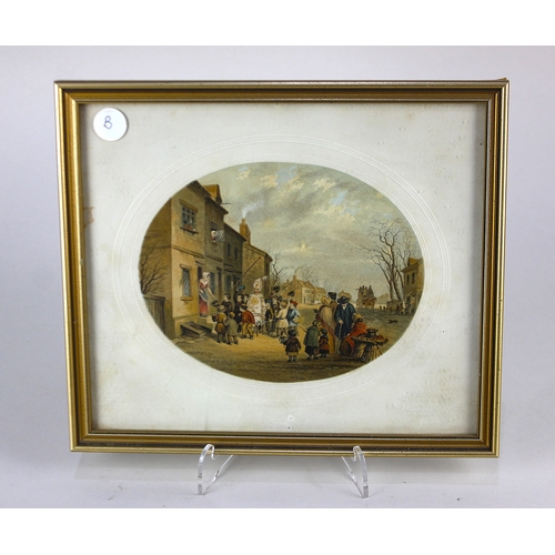 345 - A collection of framed Baxter and oval Le Blond prints to include the Duke of Wellington, Prince Alb... 