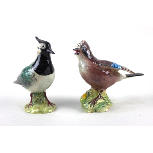 83 - A Beswick model 2416 lapwing 14cm and 2417 jay 13cm