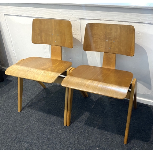 560 - Two Robin Day for Hille 'Hillestak' chairs