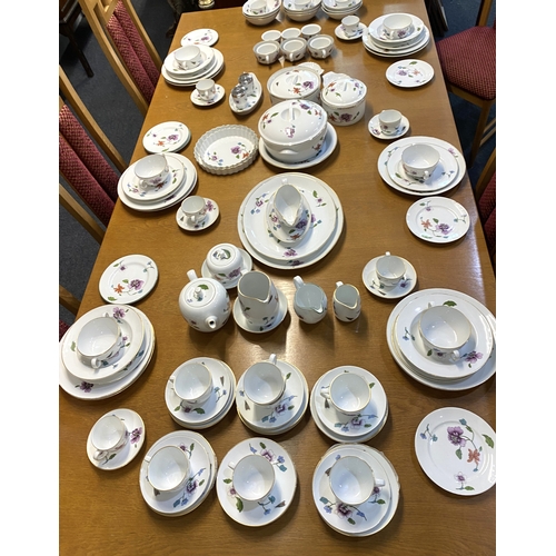 17 - A large Royal Worcester 'Astley' pattern part tea, coffee and dinner service to include teapot, seve... 