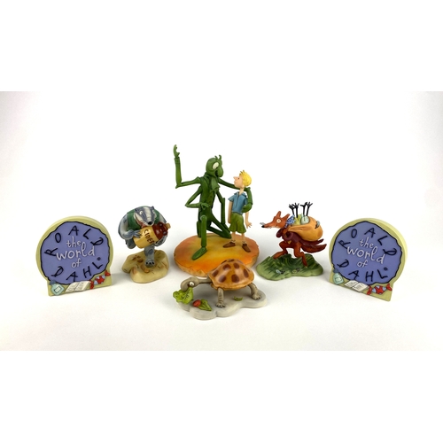 15 - A collection of four boxed 'The World of Roald Dahl' Robert Harrop resin figurines based on Quentin ... 